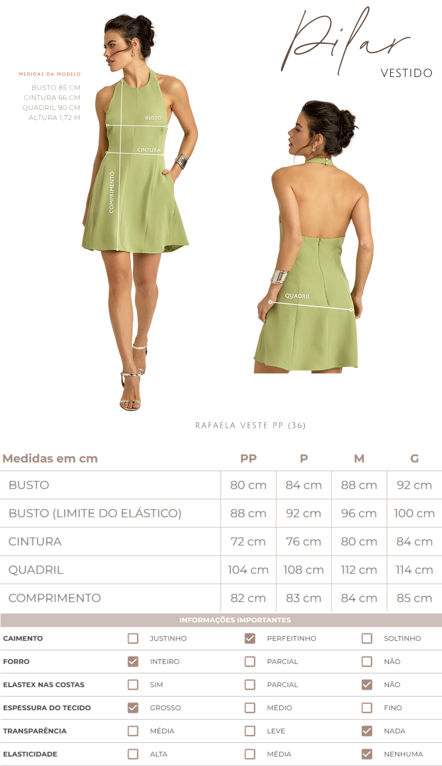 Vestido Pilar Mocha