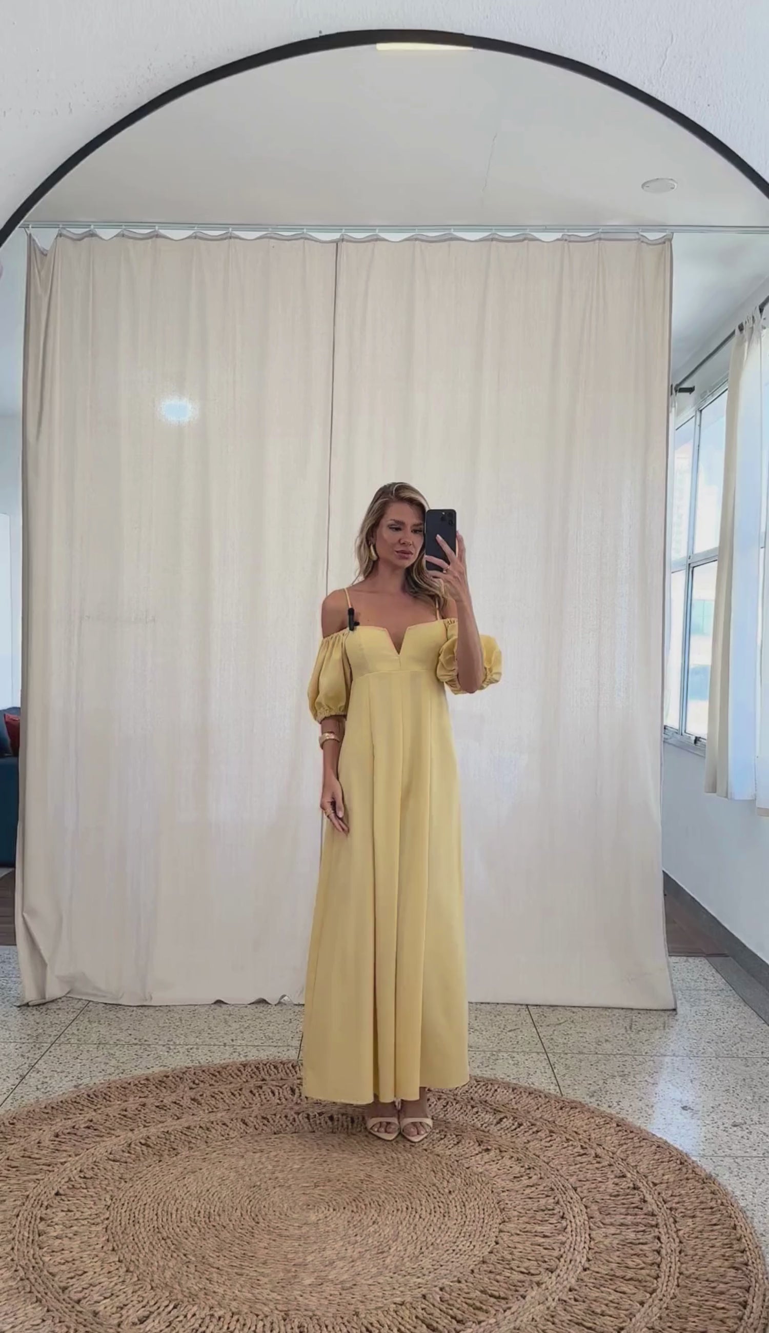 Vestido Festa Longo Linho Payton | Laguna