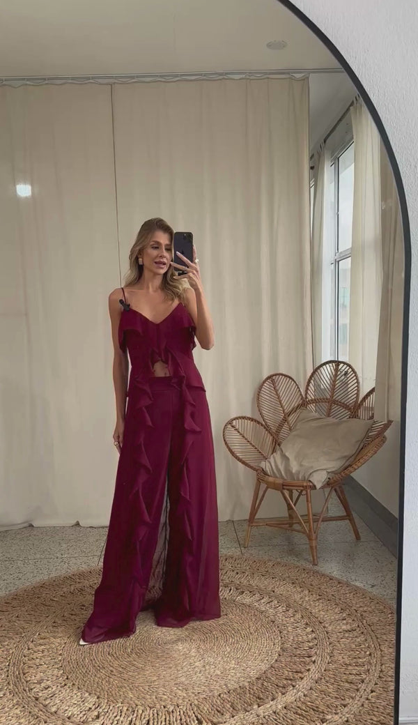 Conjunto Longo Chiffon Luara | Laguna