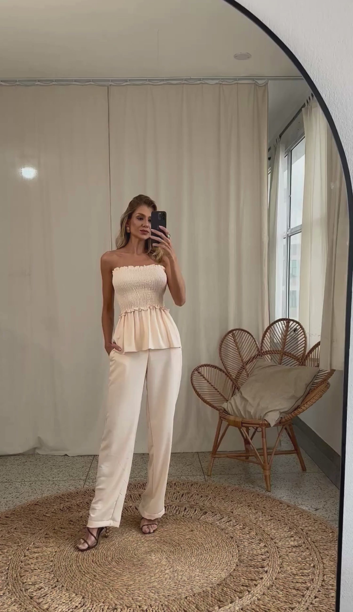 Conjunto em Crepe de Alfaiataria Lilian | Laguna