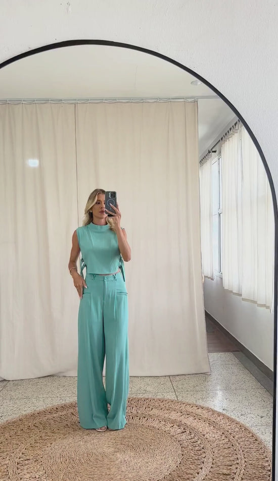 Conjunto Blusa e Calça Linho Paulete | Laguna