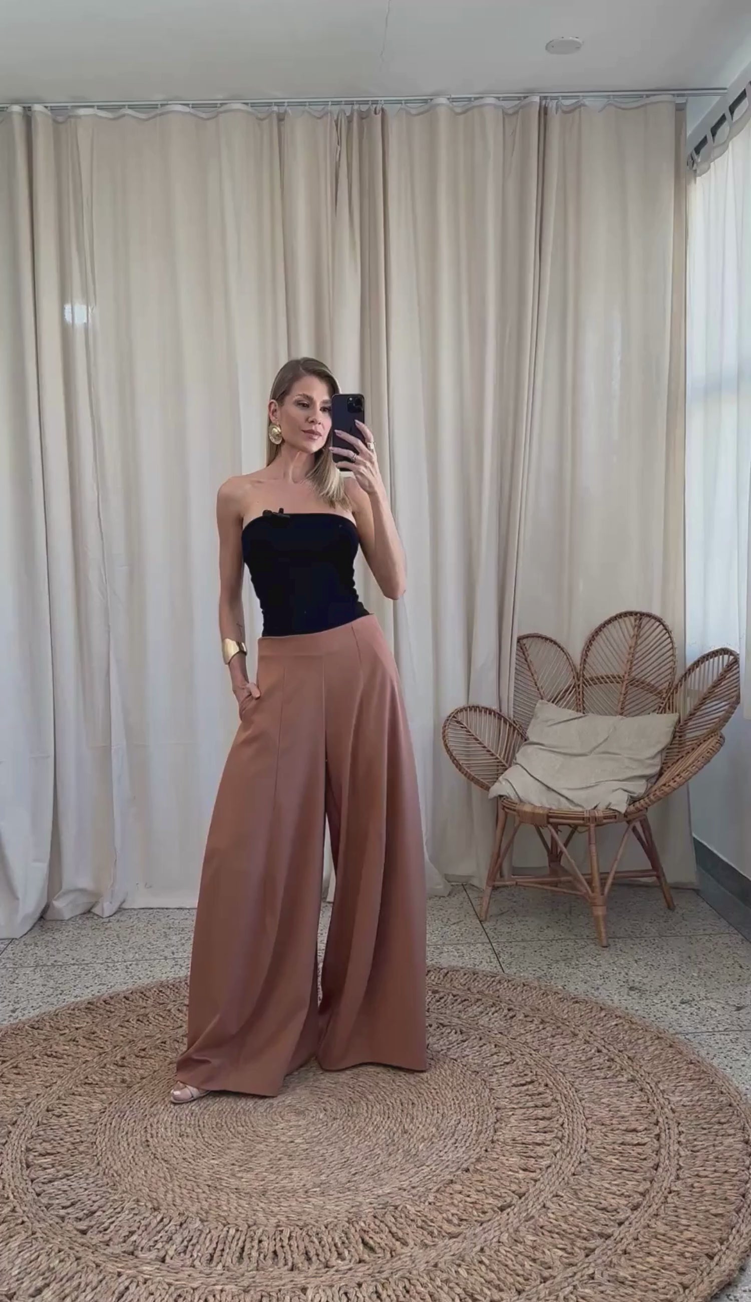 Calça Ballom Crepe Alfaiataria Alexa | Laguna