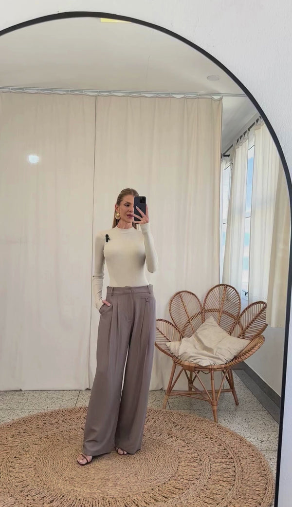 Body ML Malha Canelada Paddy | Laguna