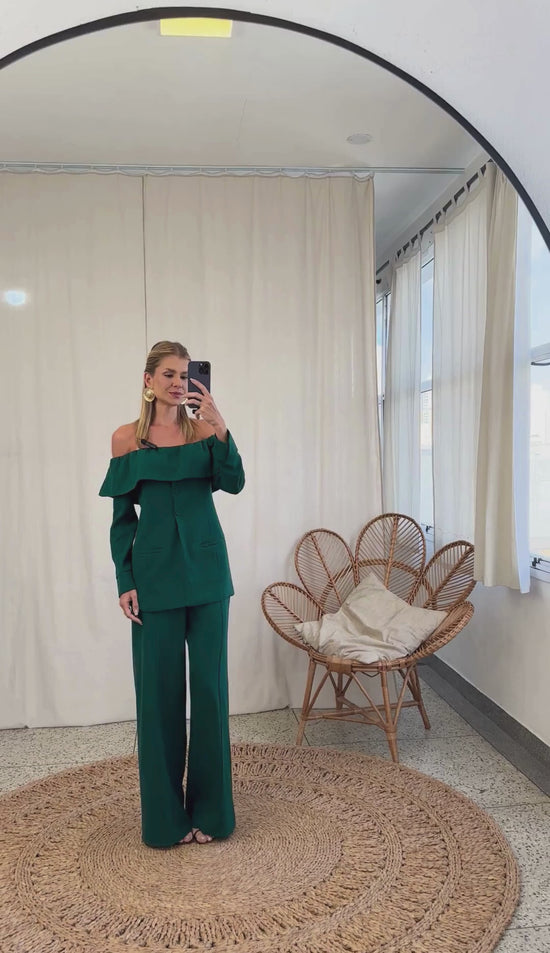 Conjunto Blusa e Calça Linho Franciele | Laguna