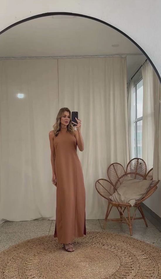 Vestido Longo Alfaiataria Tamar | Laguna