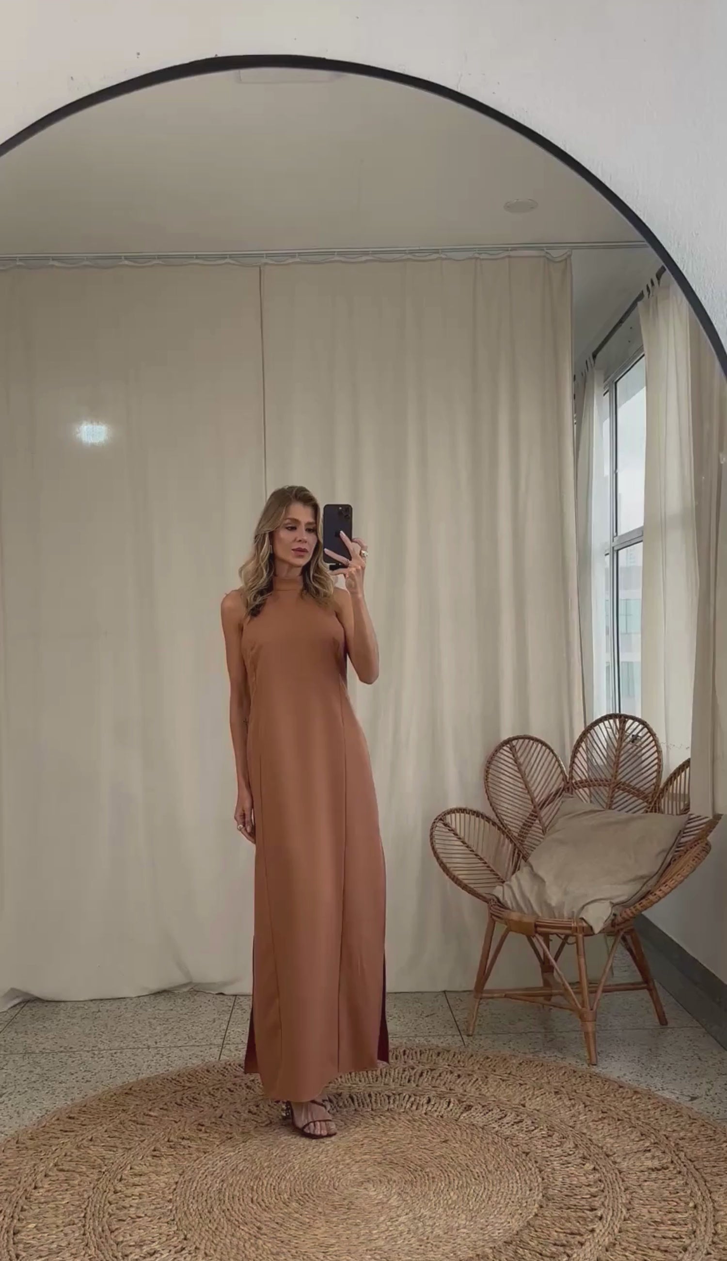Vestido Longo Alfaiataria Tamar | Laguna