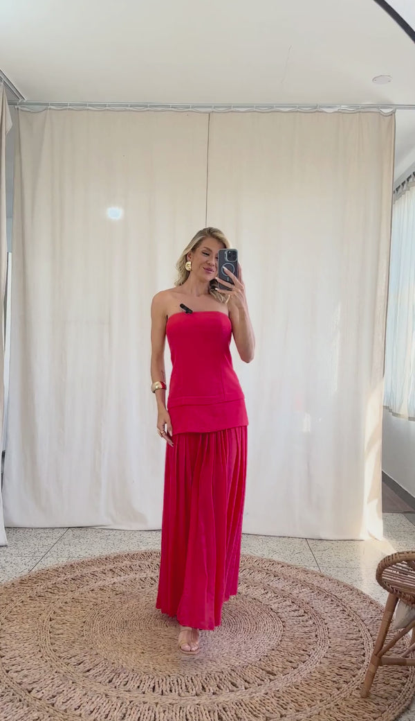 Vestido Longo Poliviscose Laura | Laguna