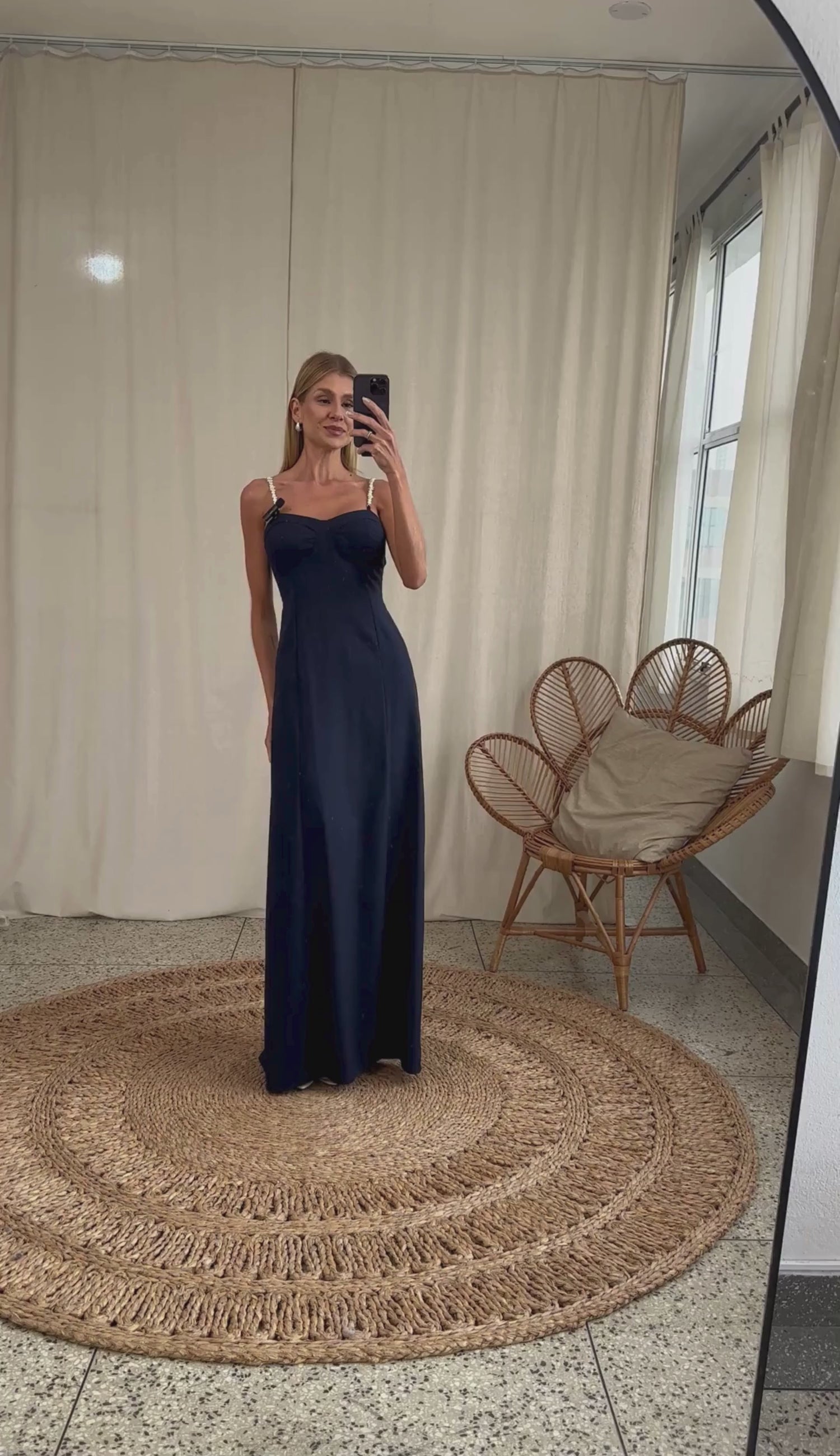 Vestido Longo Linho Margot | Laguna