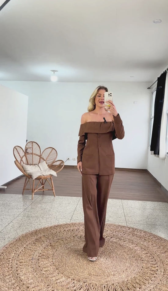 Conjunto Blusa e Calça Linho Franciele | Laguna
