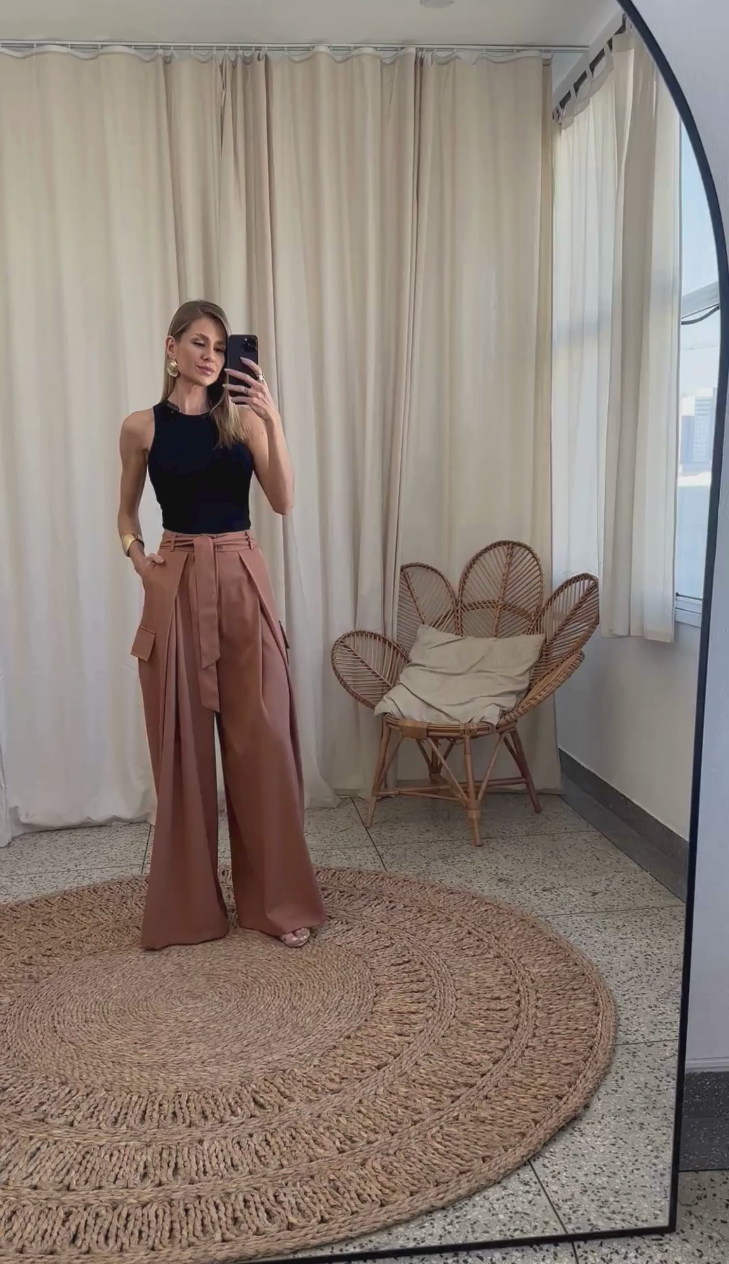 Calça Pantalona Alfaiataria Kerley | Laguna