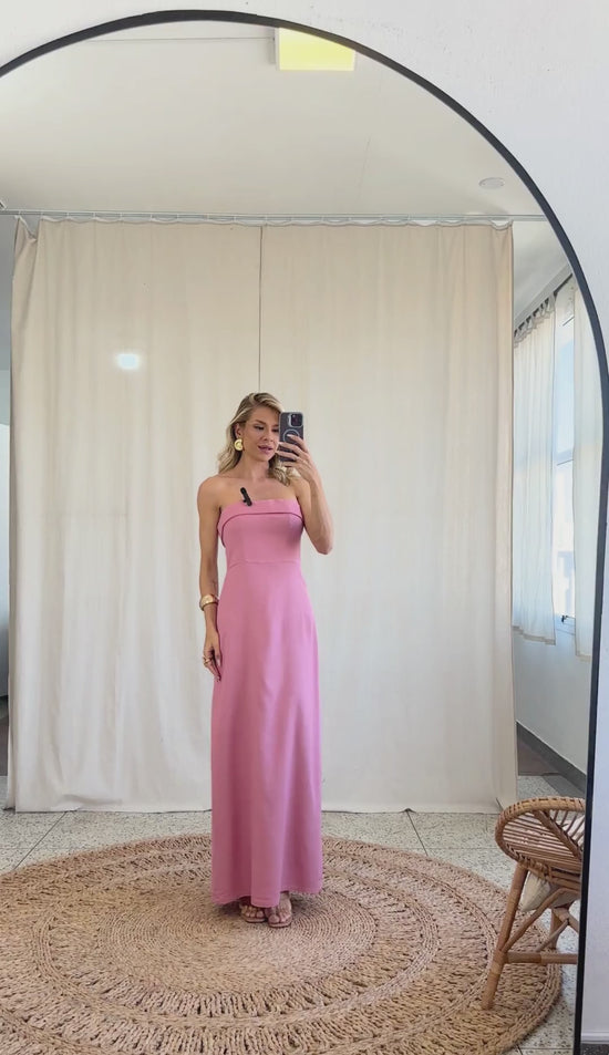 Vestido Longo em Linho Luma | Laguna
