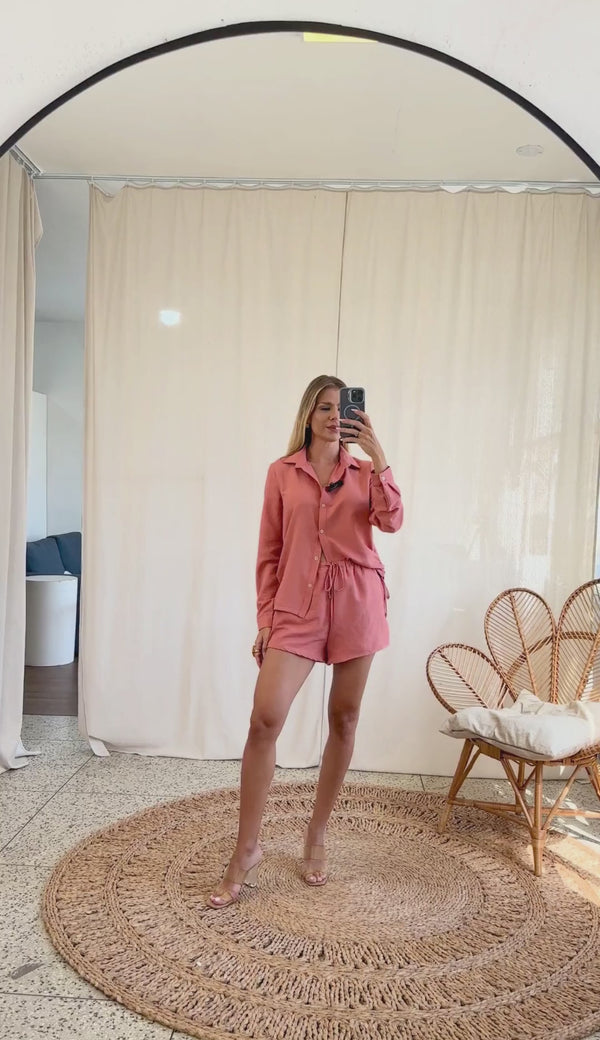 Conjunto Camisa e Shorts Liocel Mila | Laguna