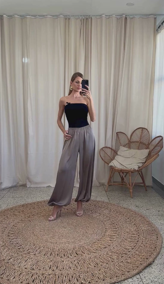 Calça Aladim Cetim Marcela | Laguna