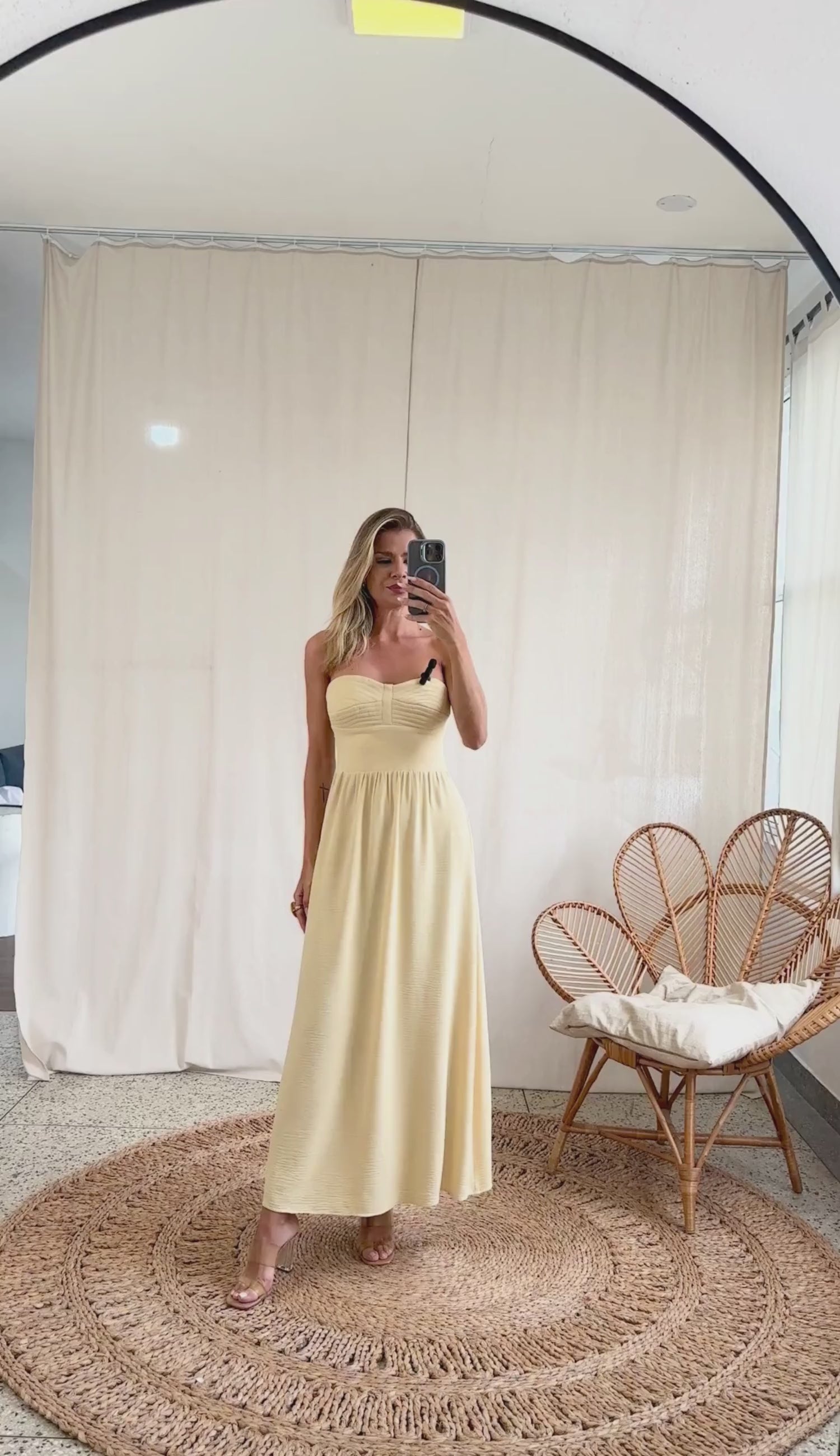 Vestido Festa Longo Crepe Texturizado Pina | Laguna
