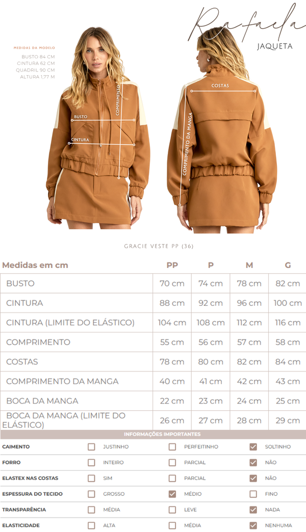 Jaqueta Bomber Alfaiataria Rafaela | Laguna