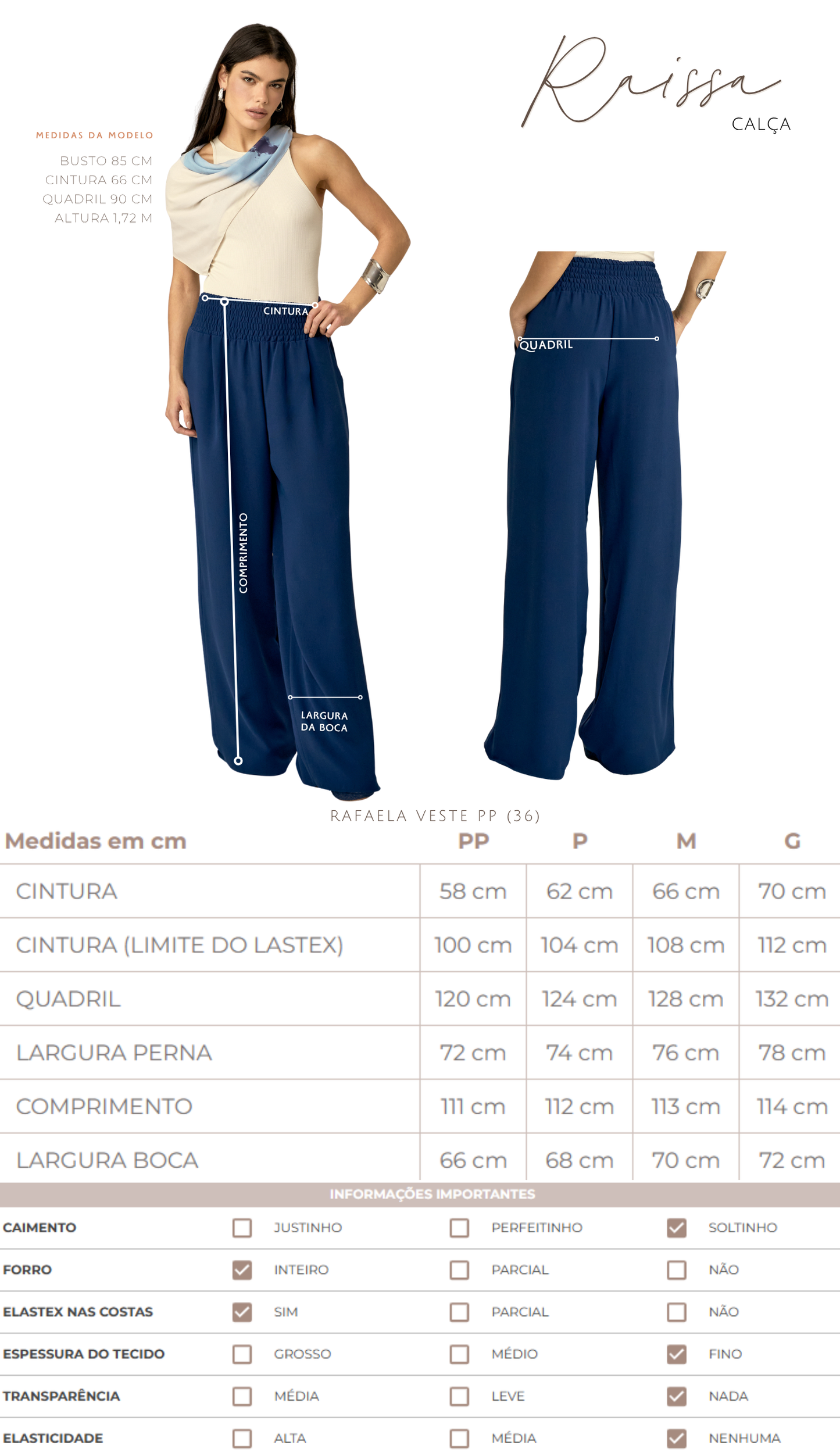 Calça Raissa Cinza