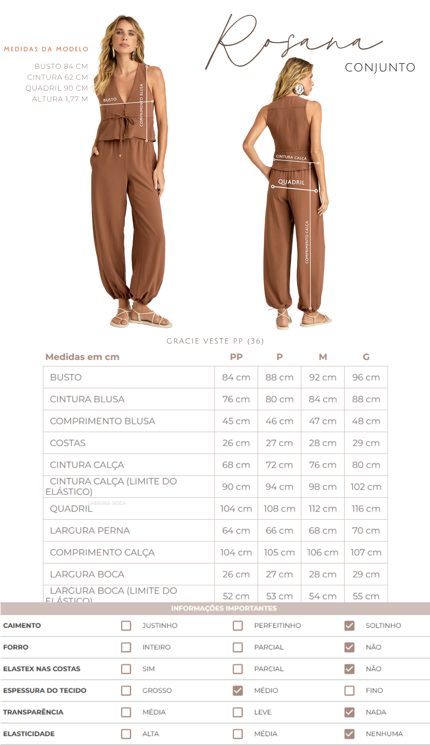 Conjunto Longo Alfaiataria Liocel Rosana | Laguna