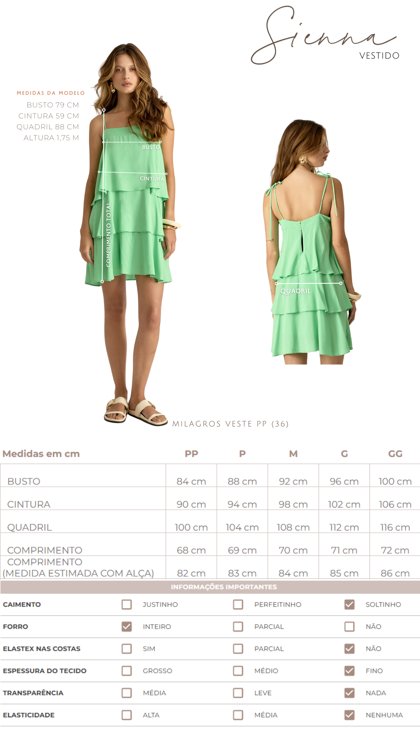 Vestido Sienna Verde