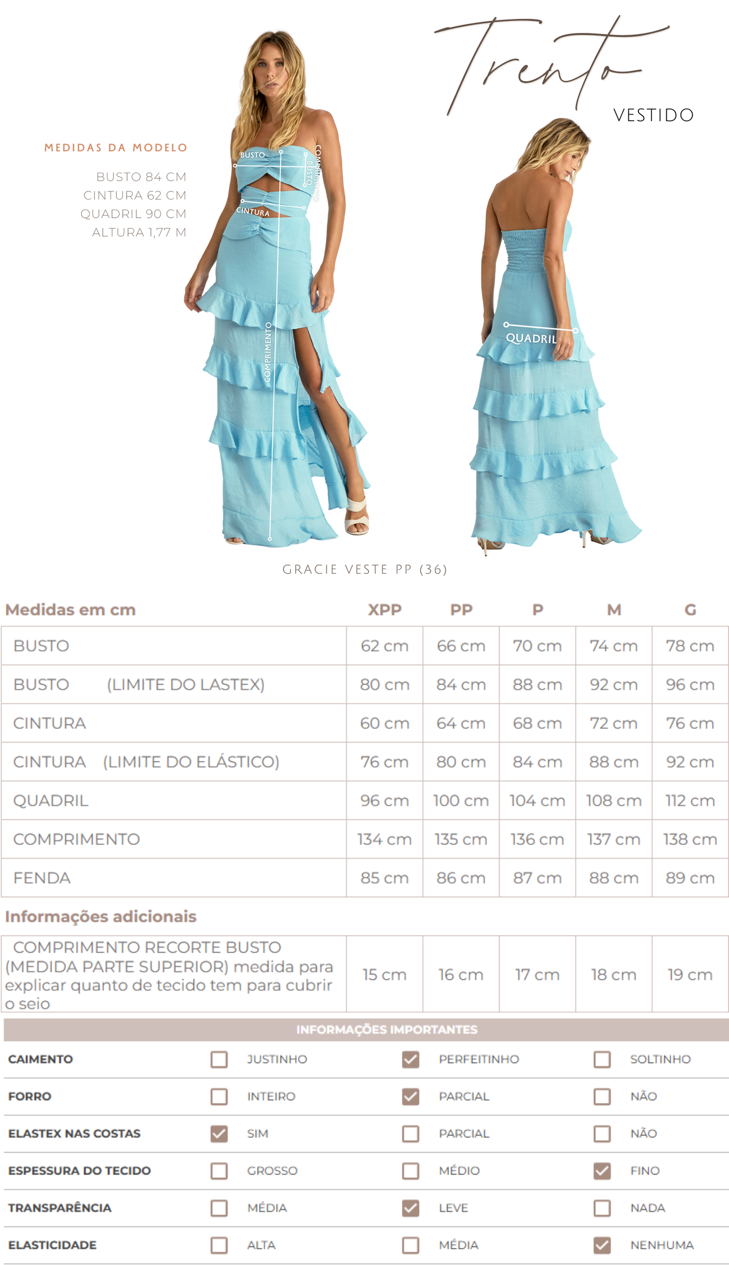 Vestido Trento Cereja