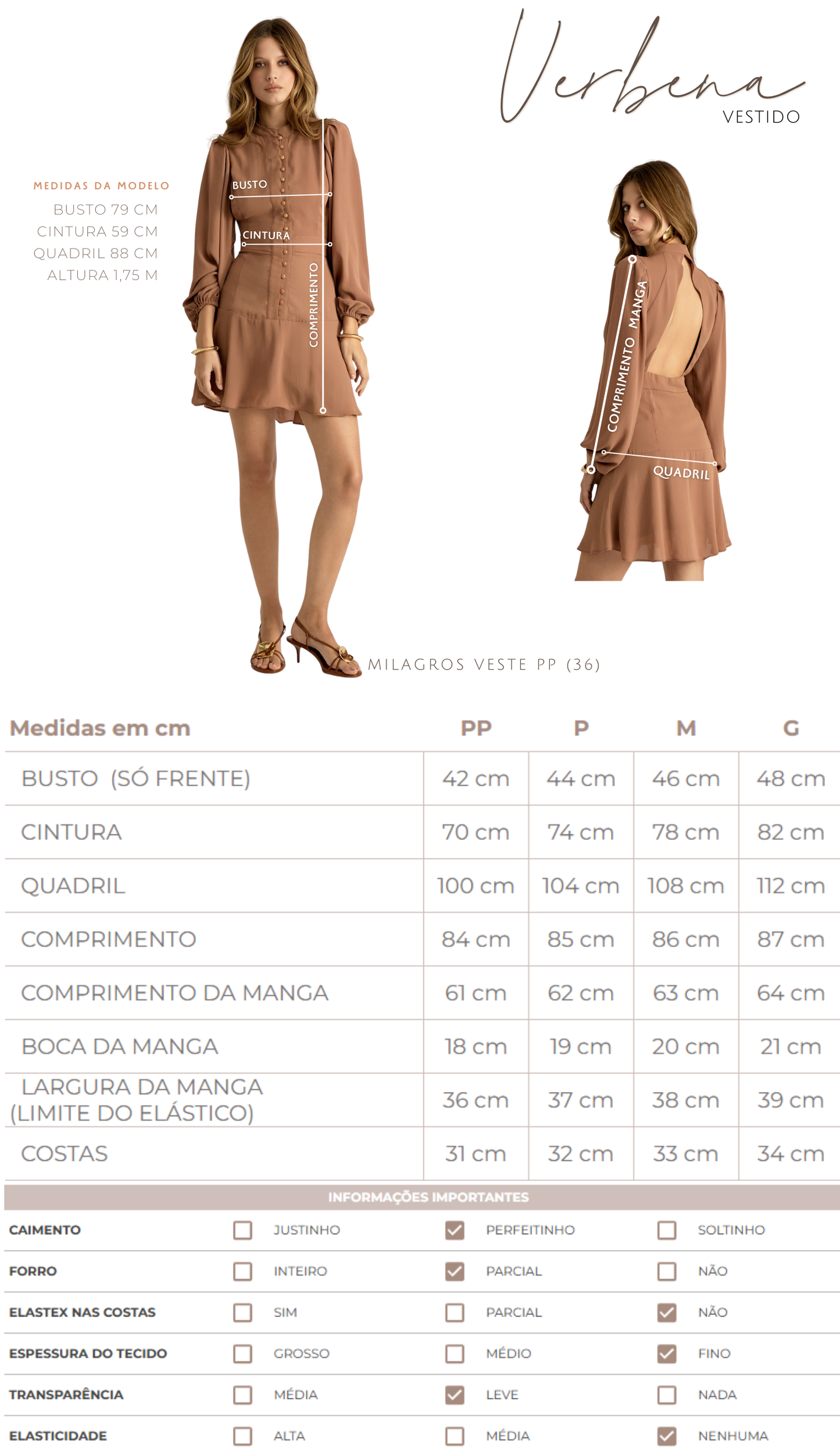 Vestido Verbena Mocha