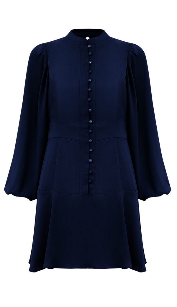 Vestido Curto Crepe Verbena | Laguna