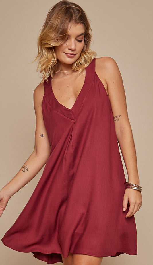Vestido Samanta Vinho