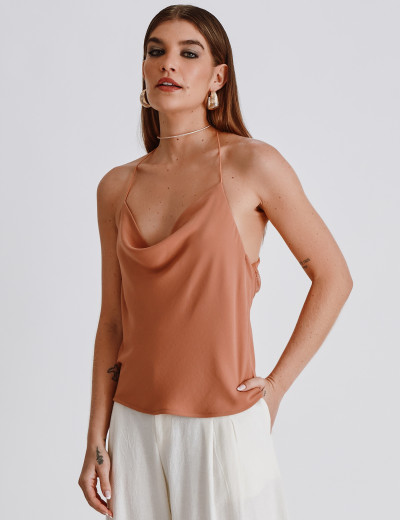 Blusa Raissa Caqui