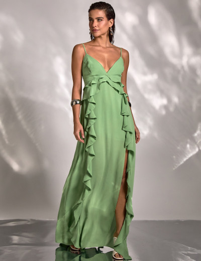 Vestido Thaeme Verde