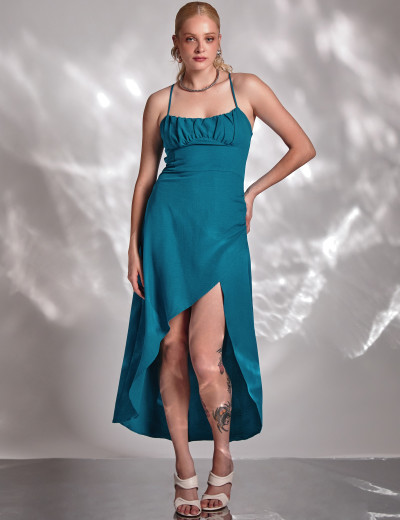 Vestido Gal Azul