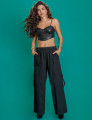 Cropped Petunia Preto