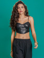 Cropped Petunia Preto